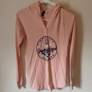 Pink Hooded lightweight Sweatshirt